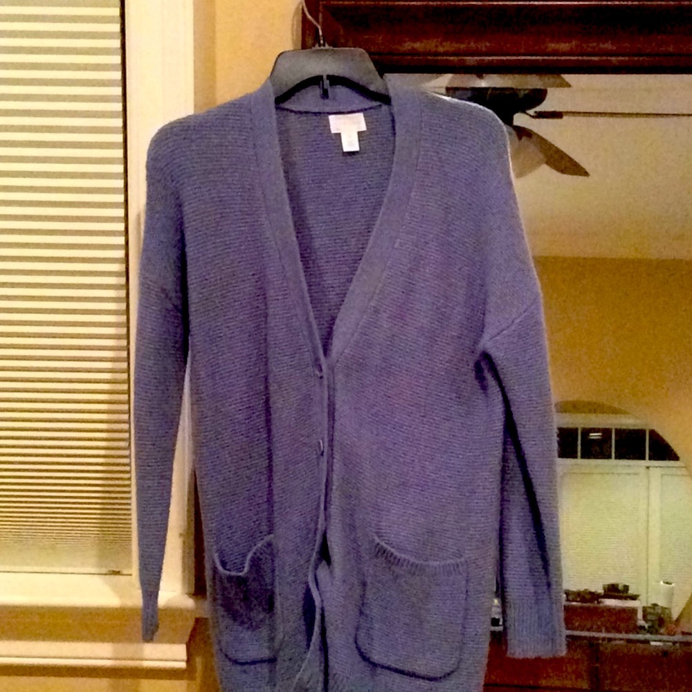 Brand new light blue cardigan